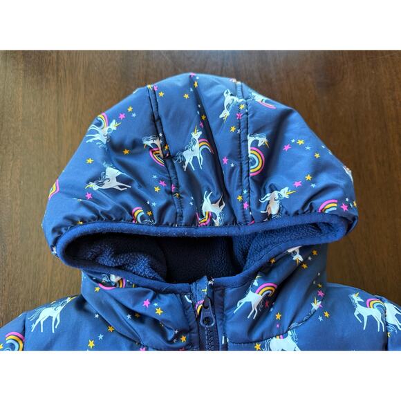 Jumping Beans Heavyweight Hooded Puffer Jacket Size 3T - Picture 2 of 6